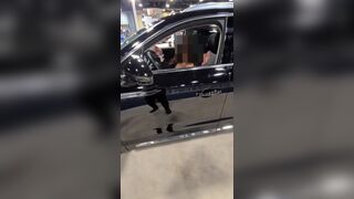 Face Covered Hot Milf Takes Out Big Boobs In Public Video