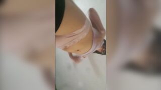 Teen Wearing Glasses Teasing Boobs And Shows Pussy Video