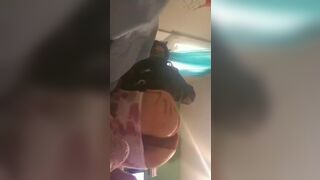 College Lusty Teen Shows Her Big Booty In Thong Video