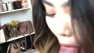 Big Cock Shop Owner Got His Dick Hard Sucked By Asian Sweet Chick Video