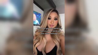 Vannidakr Hottie With Cute Face Teasing TikTok Video