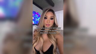 Vannidakr Hottie With Cute Face Teasing TikTok Video