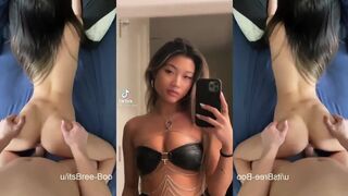 Rachie.love Popular Asian Tiktok Influencer Riding And Getting Fucked In Doggy Style Video