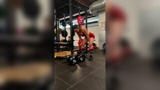 Fit Hmong Asian Powerlift Model Workout Video
