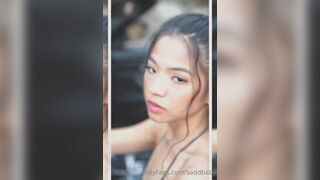 Saddbaby Sexy Asian In Tiny bra On Car Onlyfans Video