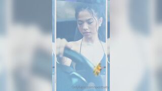 Saddbaby Sexy Asian In Tiny bra On Car Onlyfans Video