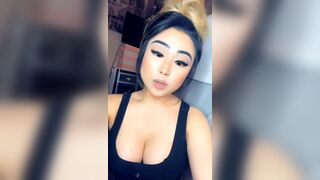 Hot Busty Asian Smoking On Cam Video