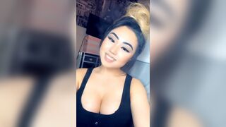 Hot Busty Asian Smoking On Cam Video