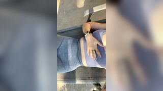 Siharadesert Asian Teasing Herself Onlyfans Outdoor Video