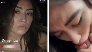 Half Asian Babe Sucking BBC On Car Video