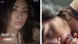 Half Asian Babe Sucking BBC On Car Video