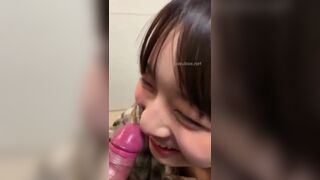 Cute Asian teen Giving Head For Bf Video