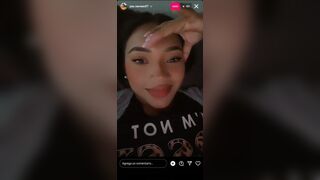 Pao.narvaez97 Showing Her Huge Boobs On Live Video