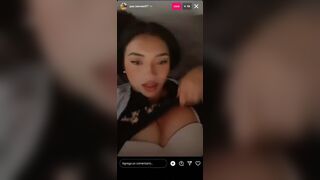 Pao.narvaez97 Showing Her Huge Boobs On Live Video