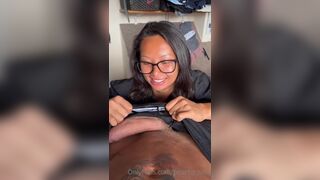 Peachy_tara Asian Nerdy Girl Throating a Big Cock Until She Gets Cum Inside Her Mouth onlyfans Video