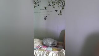 Asian Teen Showing Slim Petite Body On Cam Video