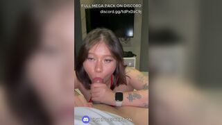 Asian Sucking a White Dick With Passion Video