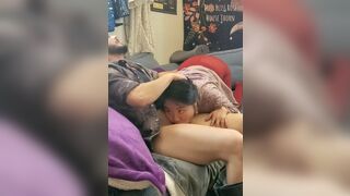 Asian Mom Giving Deepthroat On Step Son Video