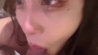 Asian Gf Sucking Hard Dick Closeup Cam Video