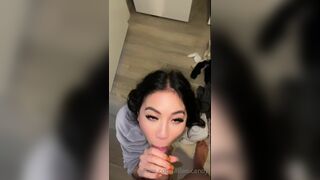 Asian.Candy Horny Girl Sucking Big Hard Cock On Knees Onlyfans Video