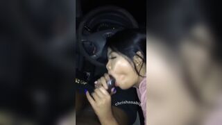 Roziiekiins Asian Sucking BBC With Passion On Car Video