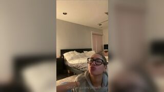 Pheenbaby Nerdy Asian Fucks Dildo In Doggy and Sucks It Onlyfans Video