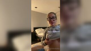 Pheenbaby Nerdy Asian Fucks Dildo In Doggy and Sucks It Onlyfans Video