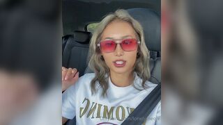 Lonelymeow Asian Blonde Cutie Going For a Drive Onlyfans Video