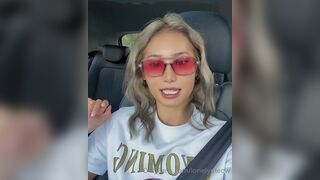 Lonelymeow Asian Blonde Cutie Going For a Drive Onlyfans Video