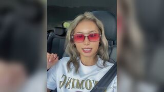 Lonelymeow Asian Blonde Cutie Going For a Drive Onlyfans Video