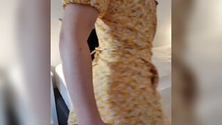 Amazing Asian Exposing Titties and Booty Video