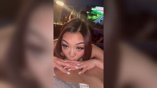 Karmak4y Slutty Girl Sucking Huge Cock After Getting Drunk From a Party Video