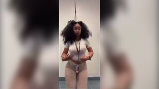 Asian Beauty With Nice Figure Showing off On Cam Video