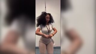 Asian Beauty With Nice Figure Showing off On Cam Video