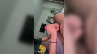 Hot Horny Asian Girlfriend Giving a Blowjob VIdeo