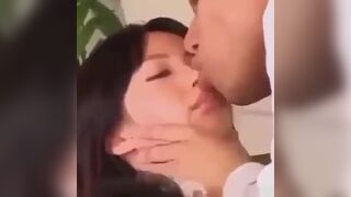 Asian Pretty Girl Getting her Face Licked Video