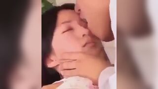 Asian Pretty Girl Getting her Face Licked Video