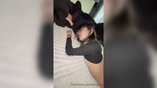 Tinyyyk Young Asian Teen Getting Drilled Hard With a Big Cock From behind Onlyfans Video