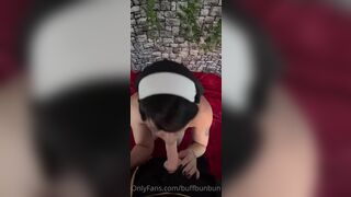 Buffbunbun Short Haired Asian Cutie Sucking a Hard Dildo Onlyfans Video