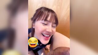 Amateur Asian Gf Playing with Her Bf Cock Video