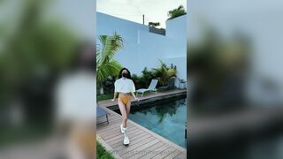 Hongkongdoll Asian Teen In a Sexy Panties Showing Off near a Pool Onlyfans Video