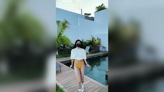 Hongkongdoll Asian Teen In a Sexy Panties Showing Off near a Pool Onlyfans Video
