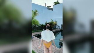 Hongkongdoll Asian Teen In a Sexy Panties Showing Off near a Pool Onlyfans Video
