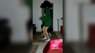 Asian Teen Gets High And Dances While Twerking After Party Leaked Cam Video
