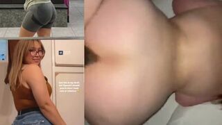 Fat Ass Asian Getting Hammered In Doggy Video