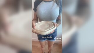 Tymwits Asian Jumping While Her Boobs Bounces Tiktok Video