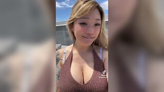 Tymwits Asian Gets Huge Boobs Exposed To Cam Tiktok Video