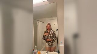 Tymwits Asian Busty Girl Teasing On Cam Tiktok Video