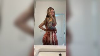 Tymwits Asian Shaking her Jiggling Booty Tiktok Video