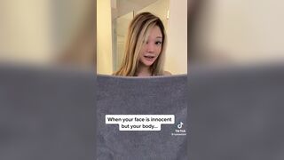 Tymwits Asian Exposing Her Sexy Bouncing Boobs Tiktok Video